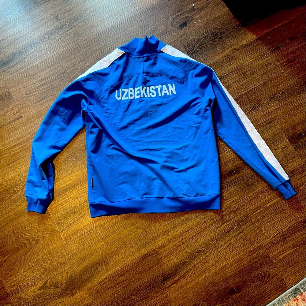FRATELLI CASA UZBEKISTAN Football Jersey Men’s SZ XL pool blue - Picture 2 of 8